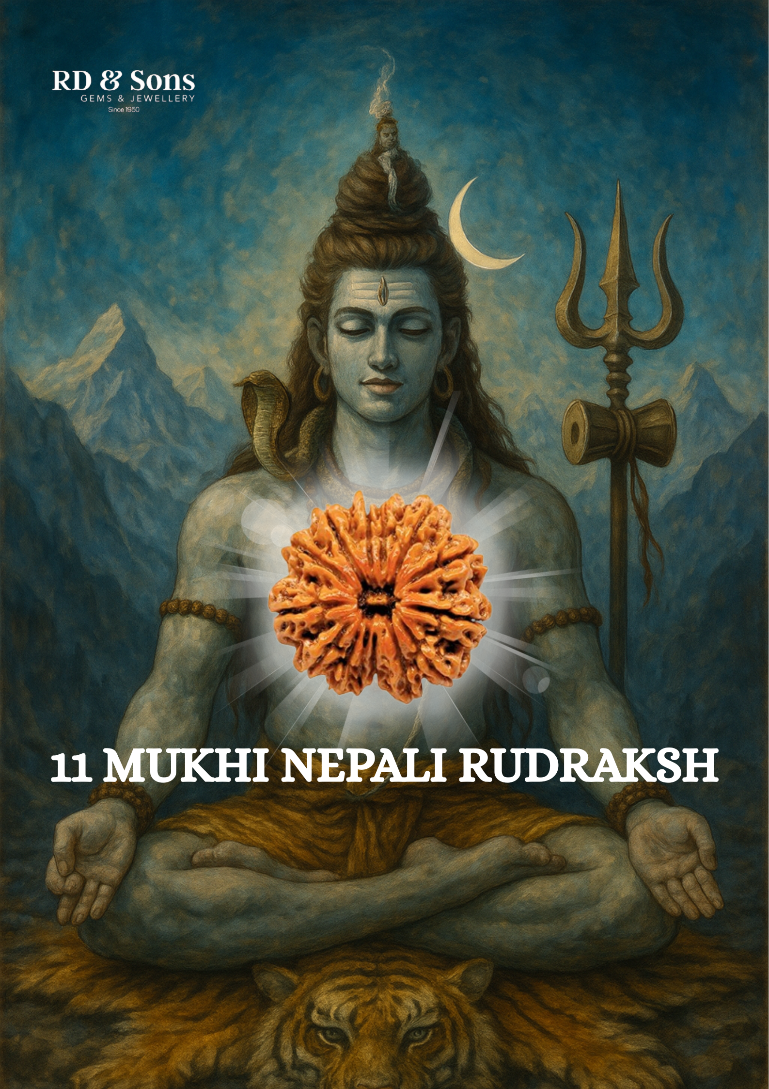 Pure & Authentic 11 Mukhi Nepali Rudraksh