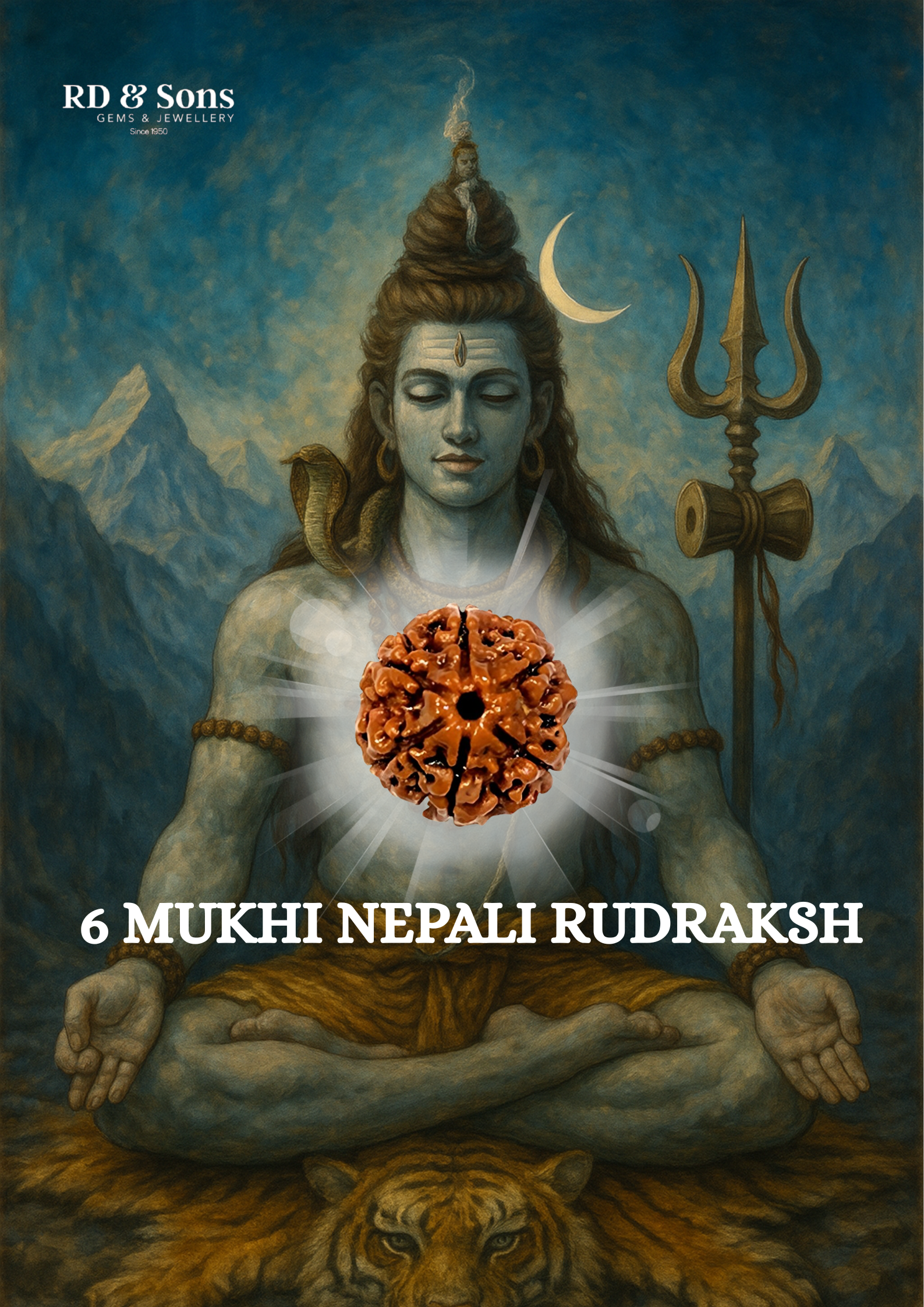 Pure & Authentic 6 Mukhi Nepali Rudraksh