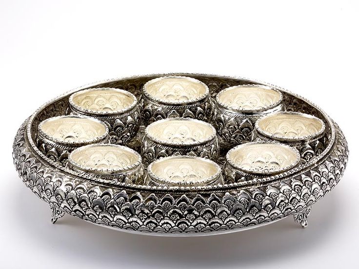 Pure 925 Silver Dry Fruit Container – Classic Elegance for Every Occasion