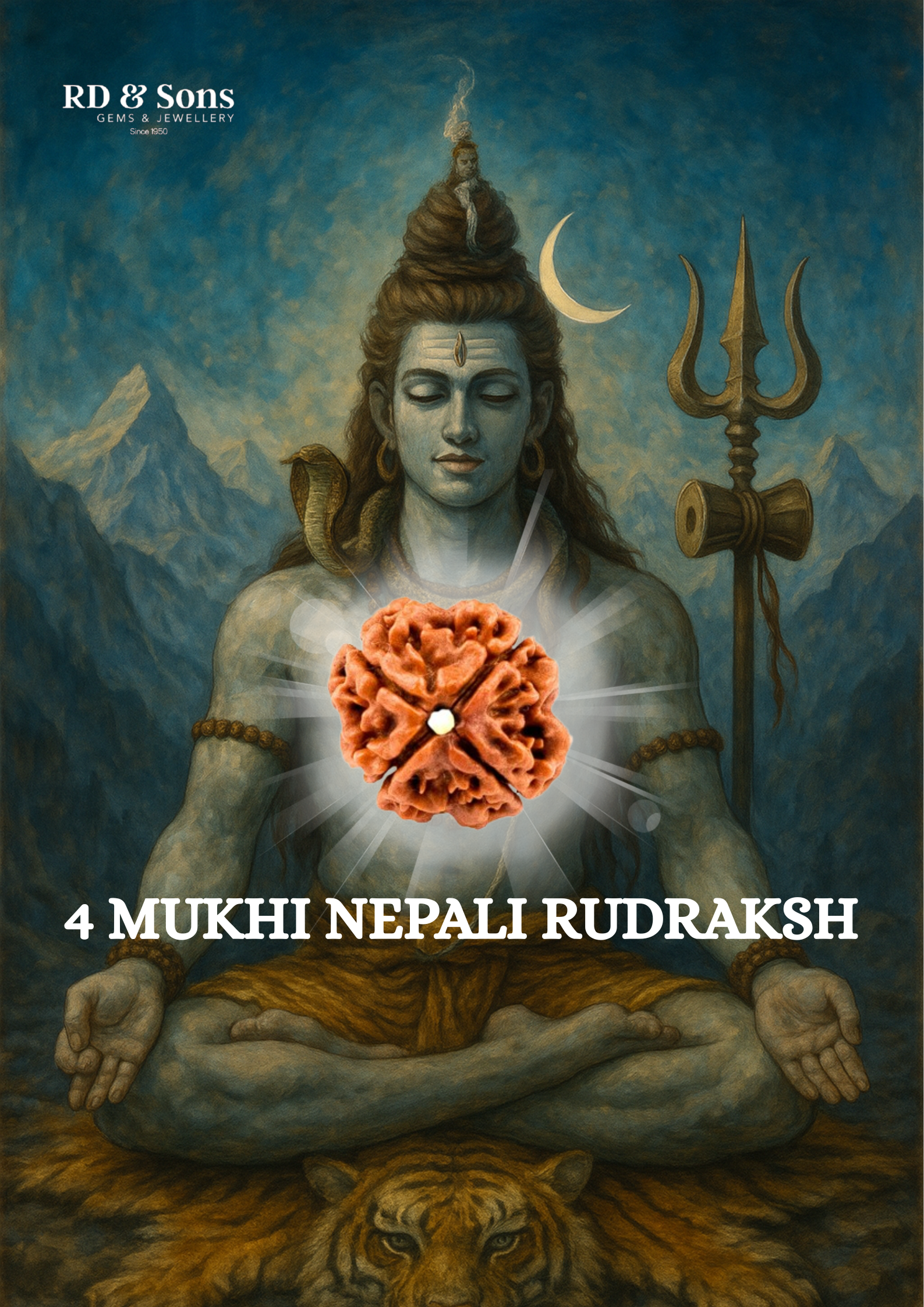 Pure 4 Mukhi Nepali Rudraksh –  Authentic and Natural