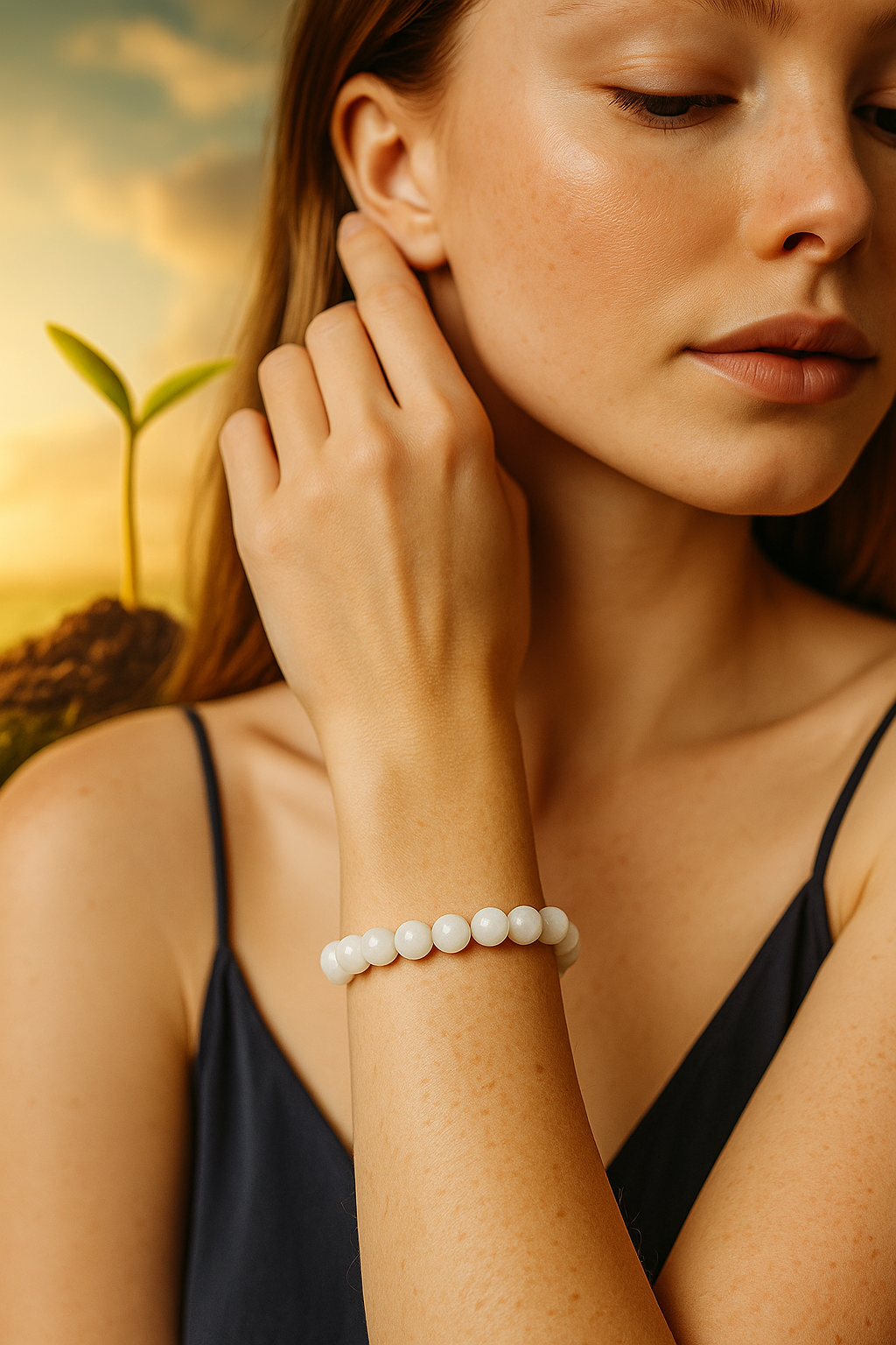 Moonstone Elegance: Embrace New Beginnings with Grace and Confidence