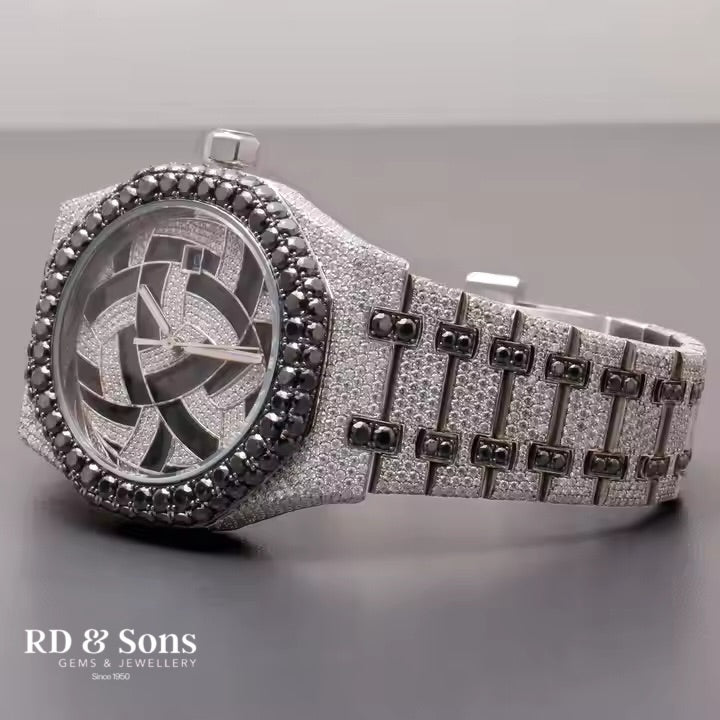 Eclipse Luxe – Custom Moissanite Watch