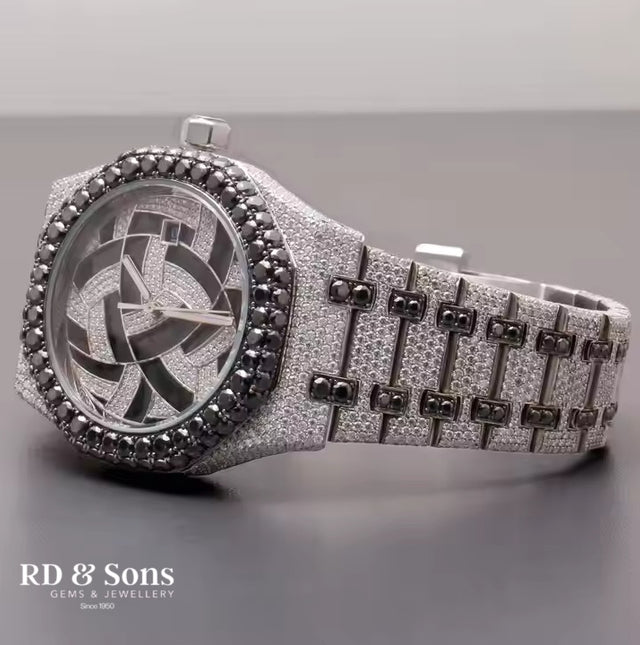 Eclipse Luxe – Custom Moissanite Watch