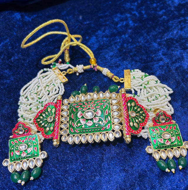 Traditional Rajasthani Jewelry Set – Handcrafted Beauty with Heritage Soul
