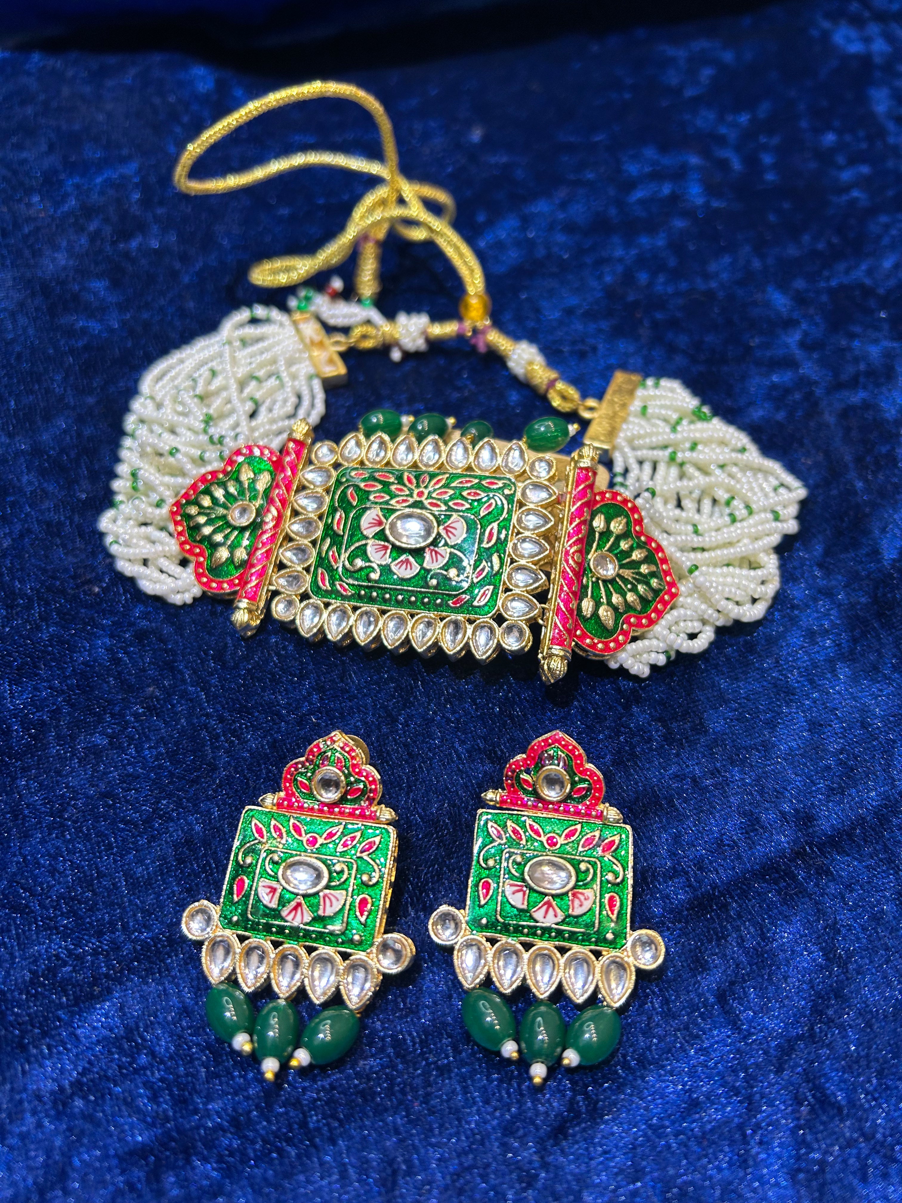 Traditional Rajasthani Jewelry Set – Handcrafted Beauty with Heritage Soul