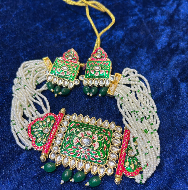 Traditional Rajasthani Jewelry Set – Handcrafted Beauty with Heritage Soul