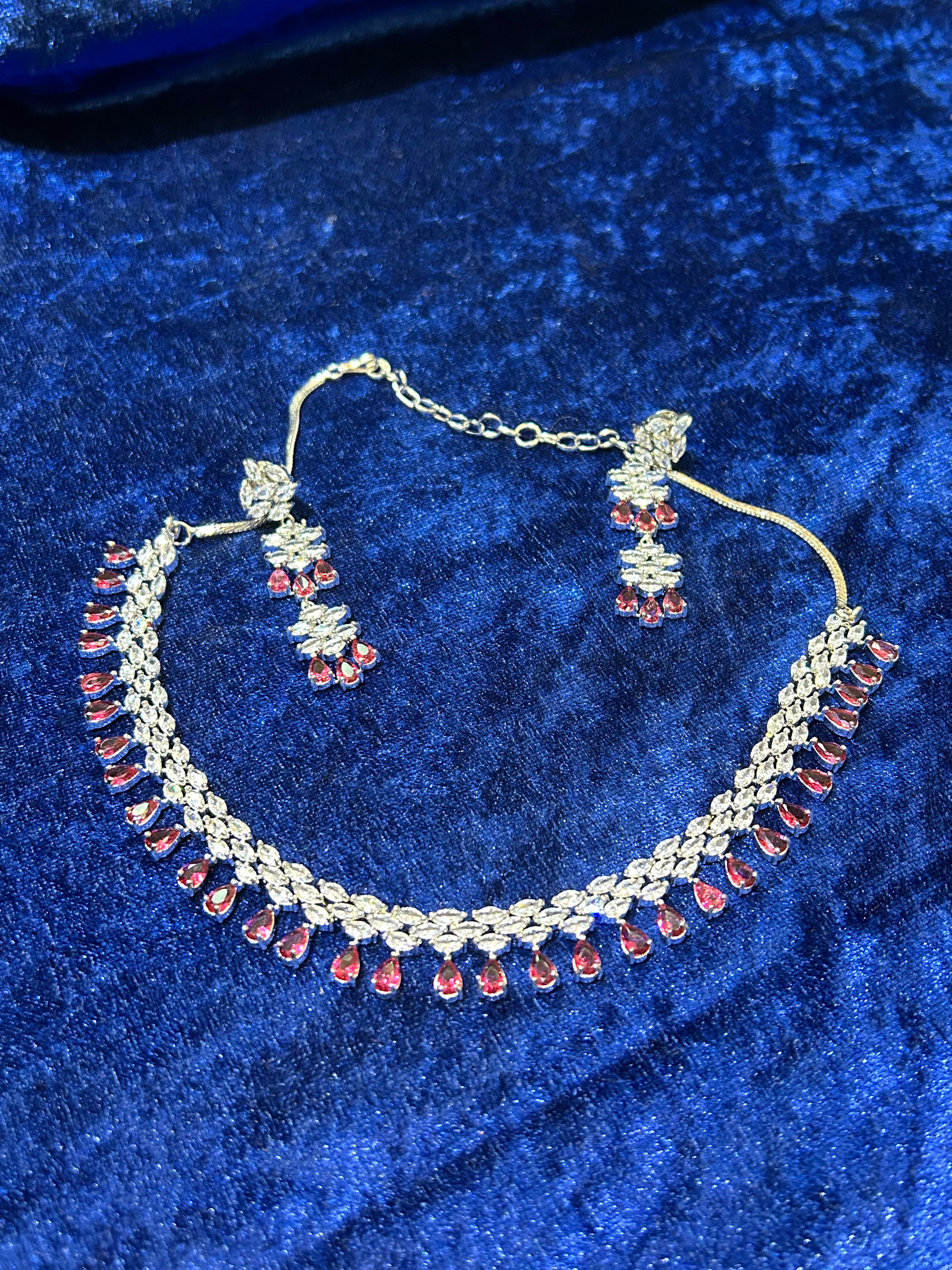 Gorgeous Silver-Plated Necklace Set – Make Every Moment Special