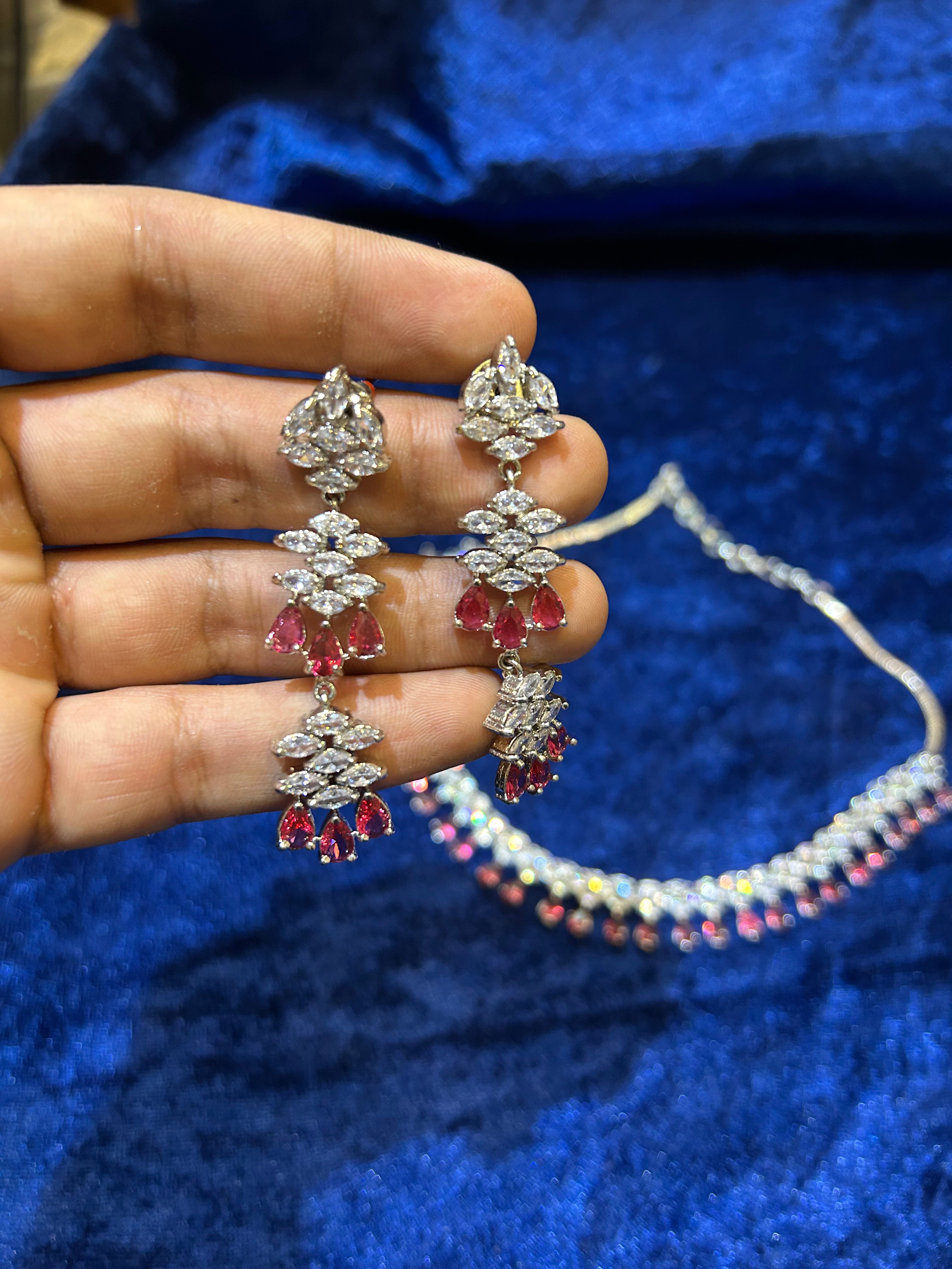 Gorgeous Silver-Plated Necklace Set – Make Every Moment Special