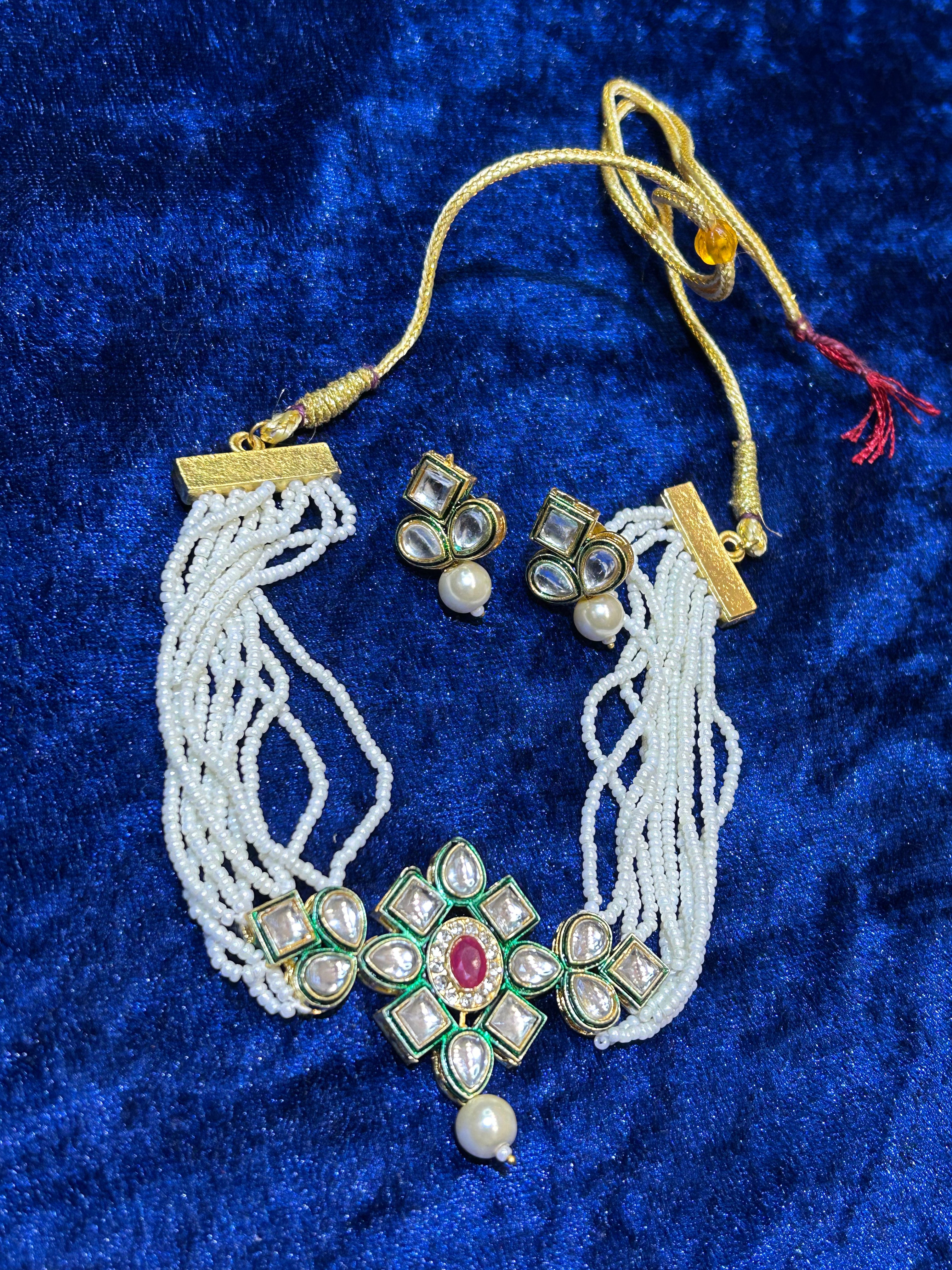 Royal Rajasthani Necklace Set – Handcrafted Elegance for Every Occasion