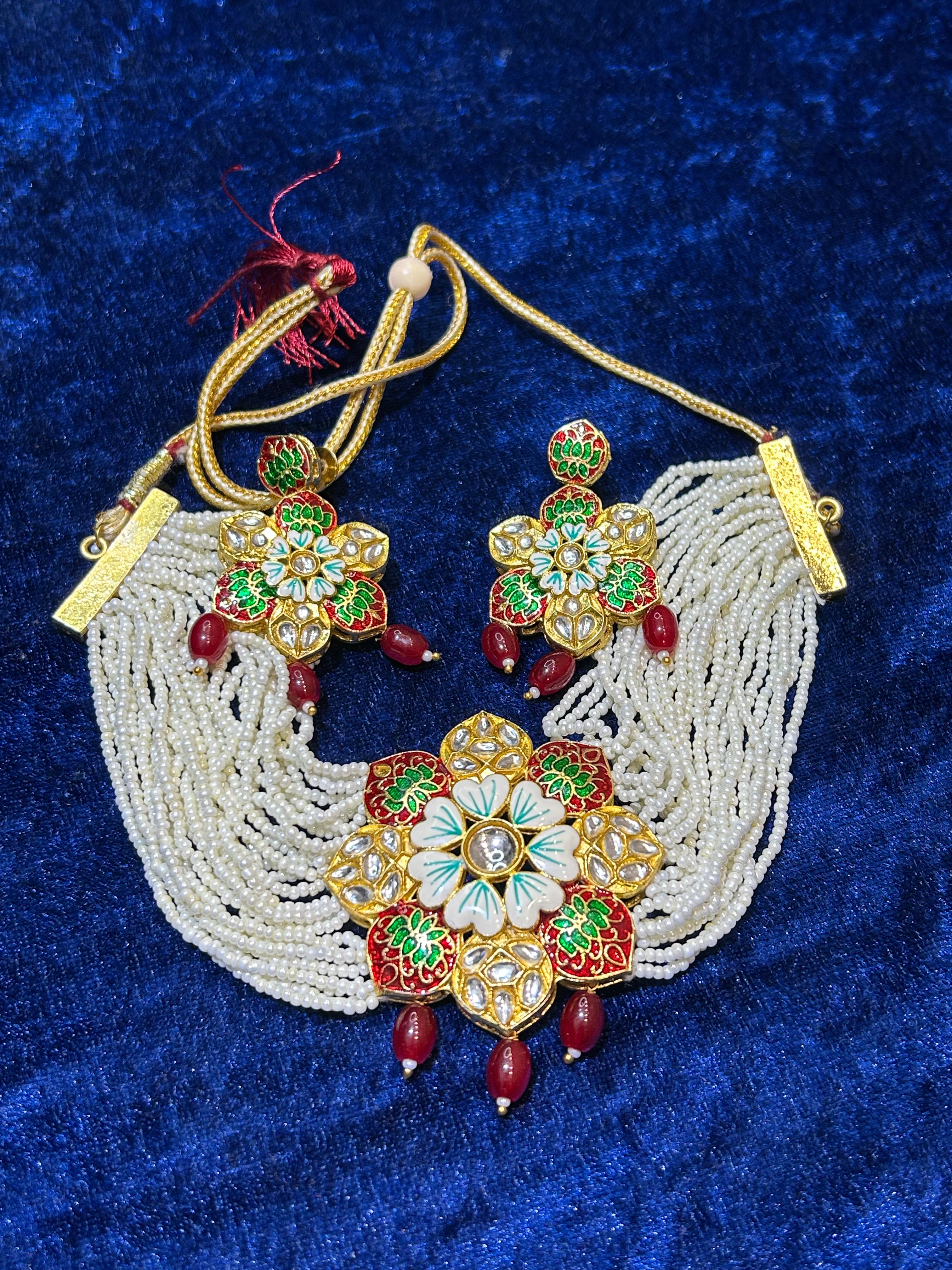 Traditional Rajasthani Jewelry Set – Handcrafted Beauty with Heritage Soul