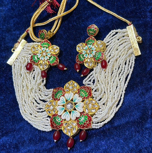 Traditional Rajasthani Jewelry Set – Handcrafted Beauty with Heritage Soul