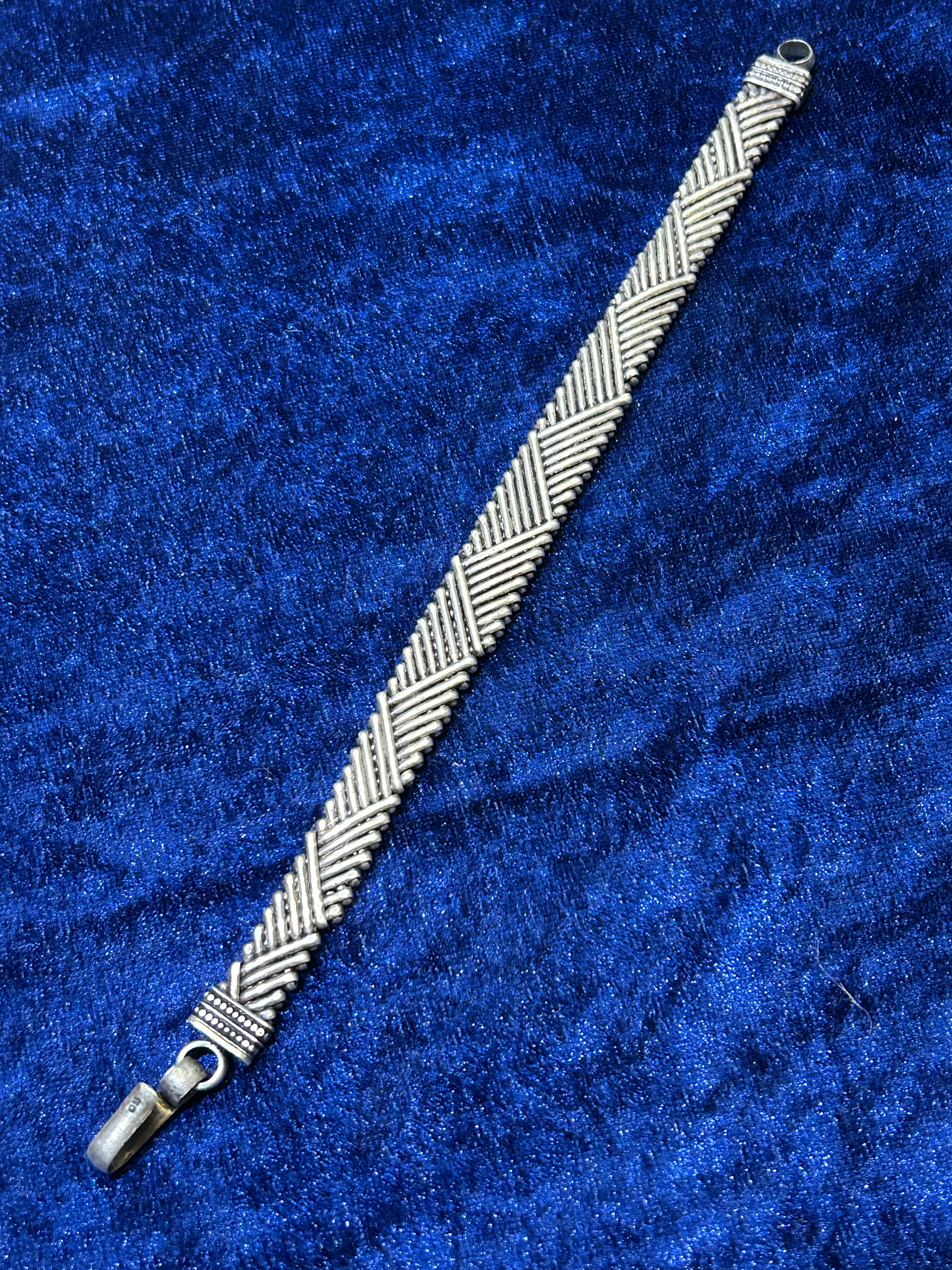 Classic Pure Silver Bracelet for Men – Timeless Strength