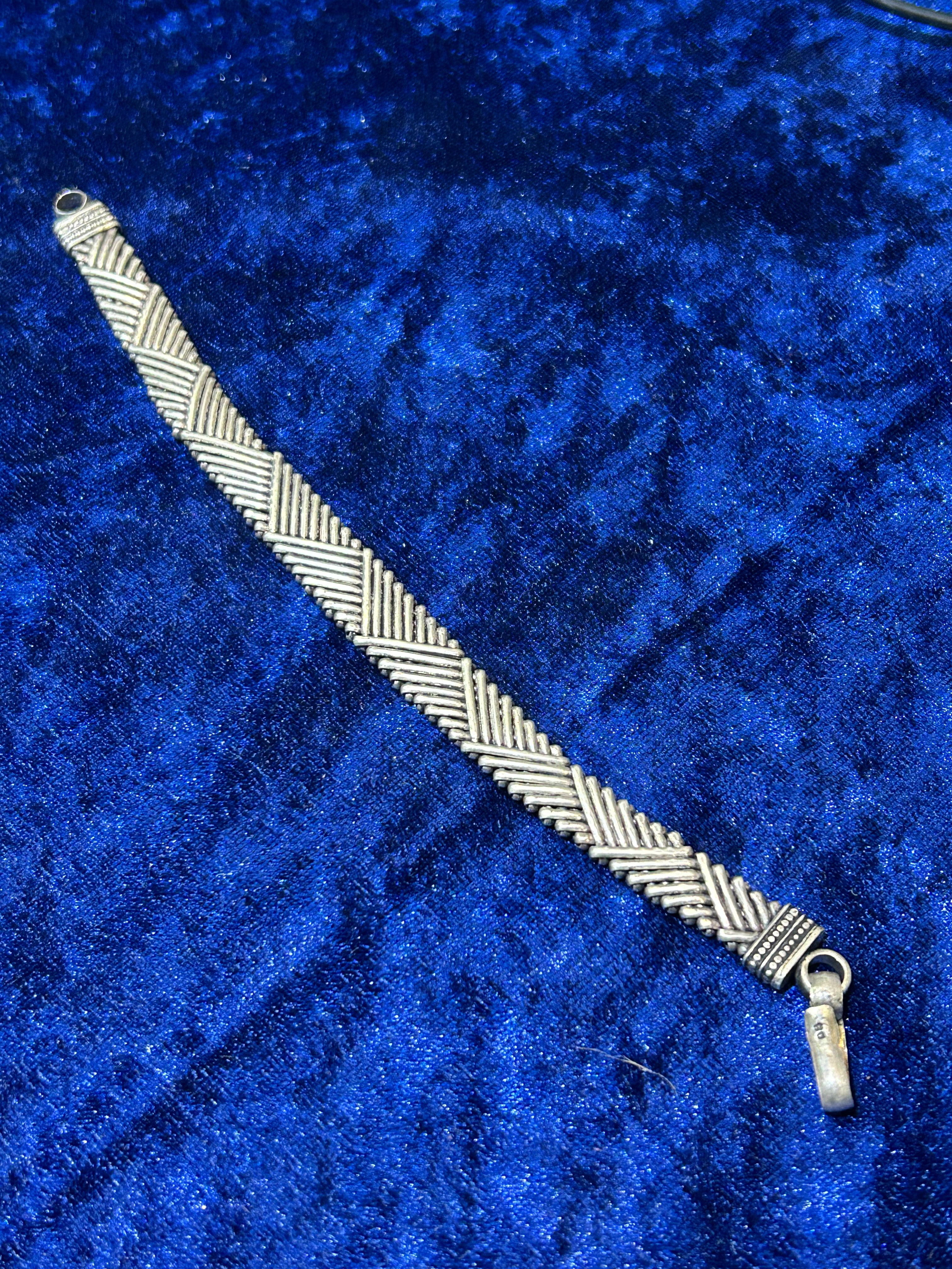 Classic Pure Silver Bracelet for Men – Timeless Strength
