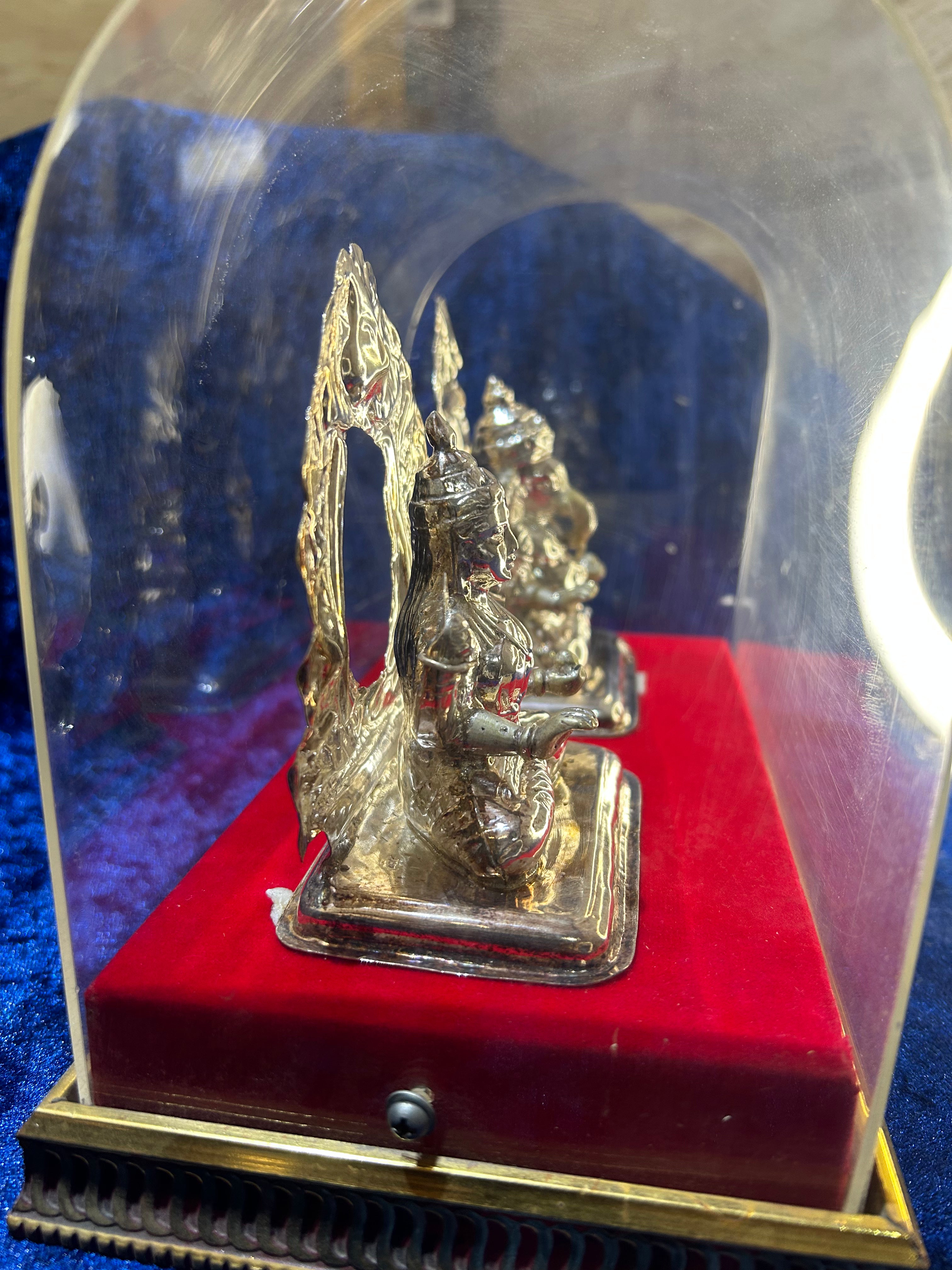 Laxmi Ganesh Idol in Silver – Traditional Elegance for Every Home