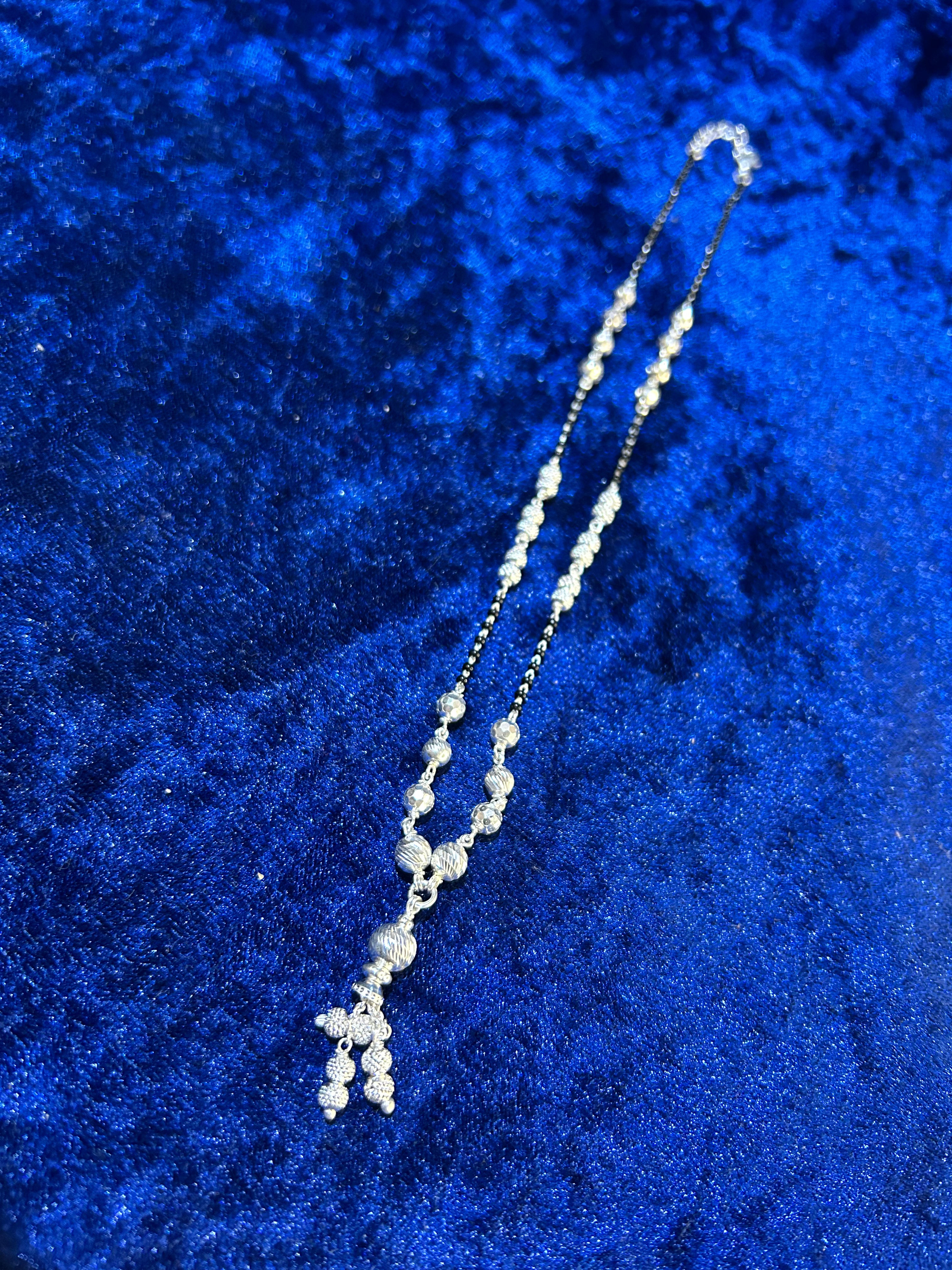 Elegant Pure 925 Silver Mangalsutra Necklace — Timeless Tradition for Women   2/2
