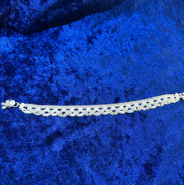 Divine Steps: Premium Pure Silver Designer Payal