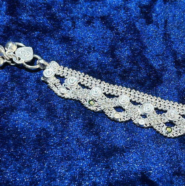 Divine Steps: Premium Pure Silver Designer Payal