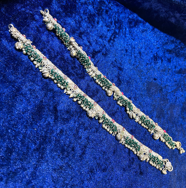 Walk with Grace – Designer Silver Payals Crafted for You