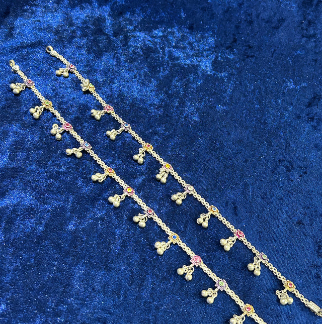 Goddess Walk: Antique Pure Silver Anklets