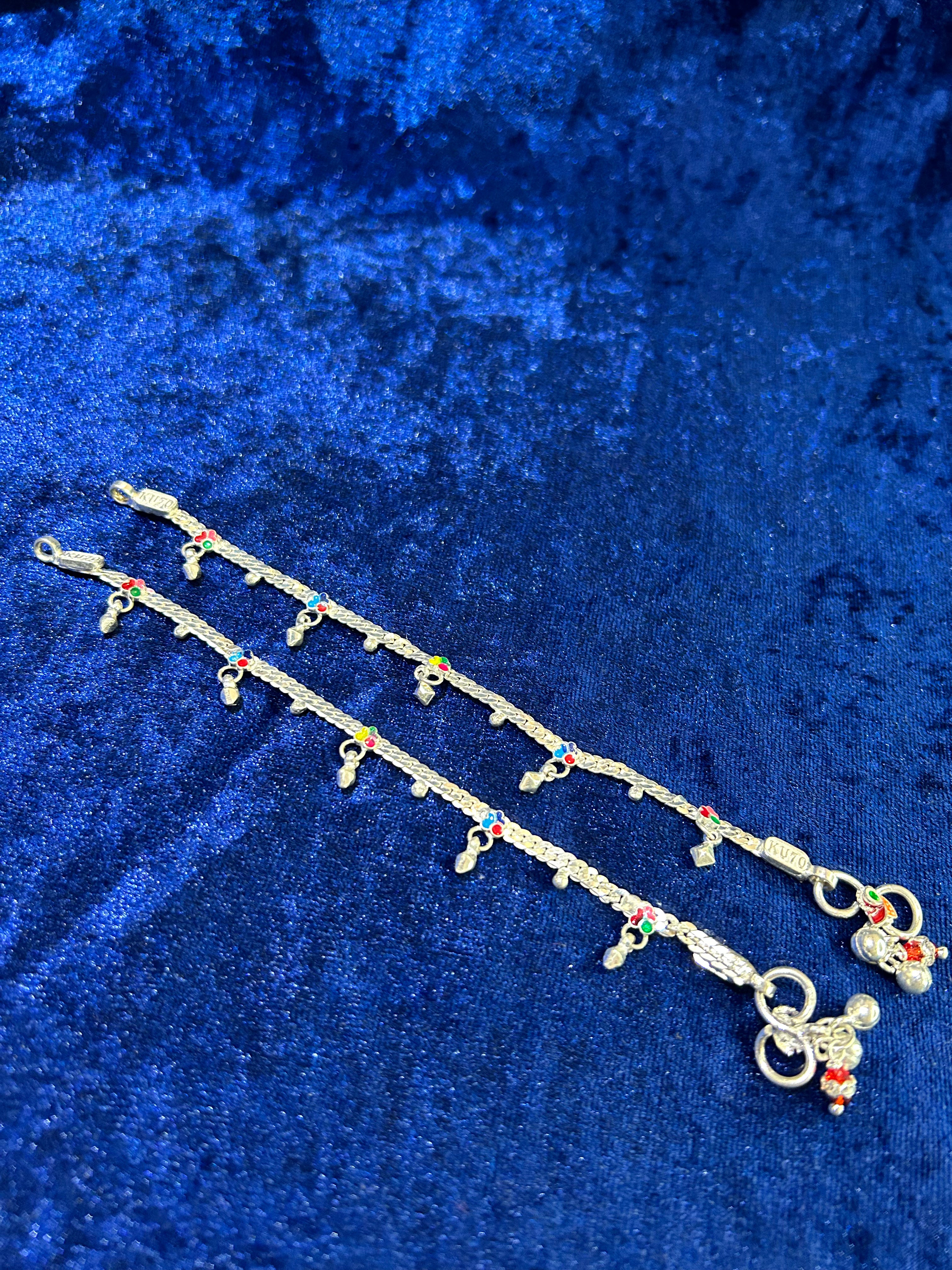 Silver Signature: A Designer Anklet Worth Wearing