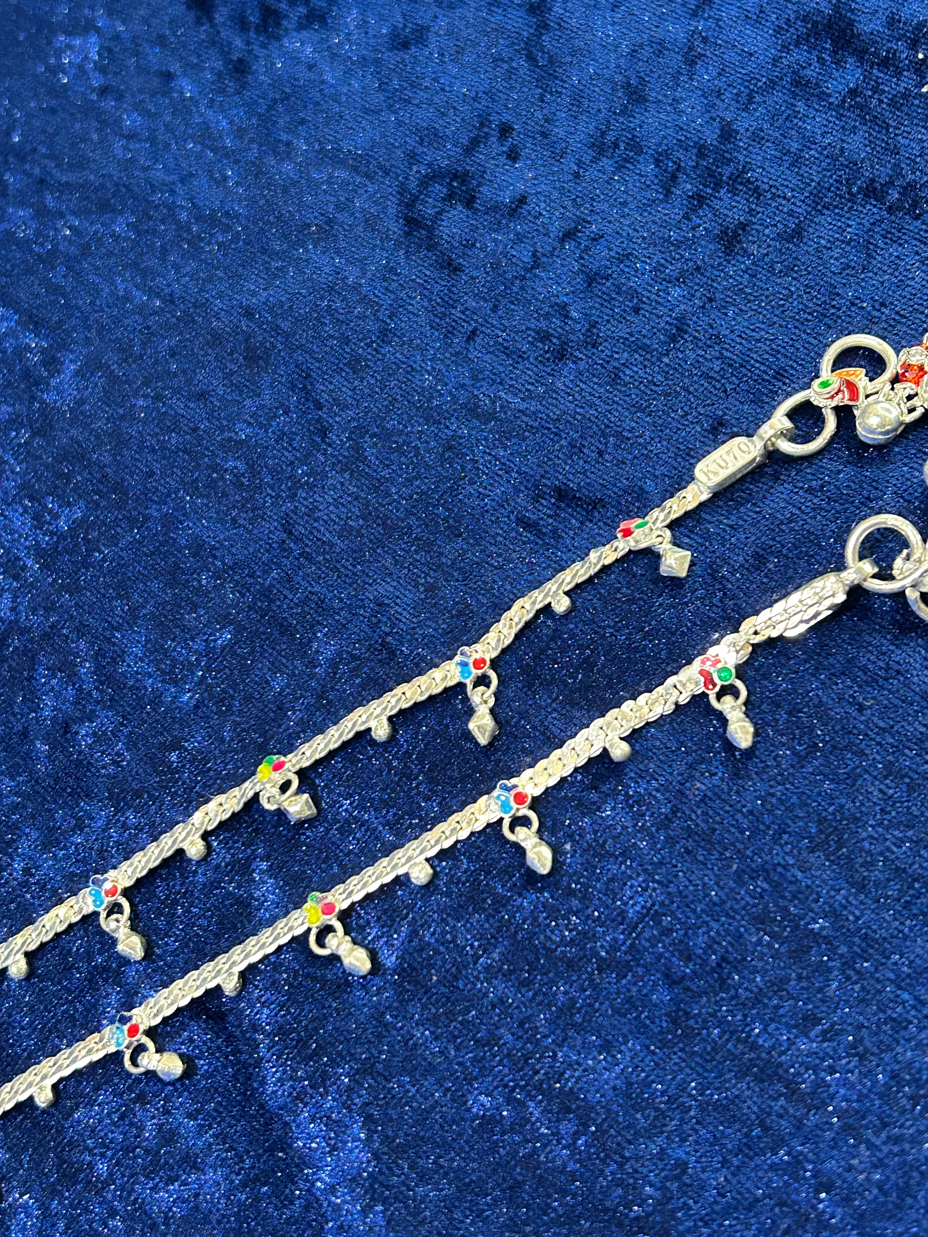 Silver Signature: A Designer Anklet Worth Wearing