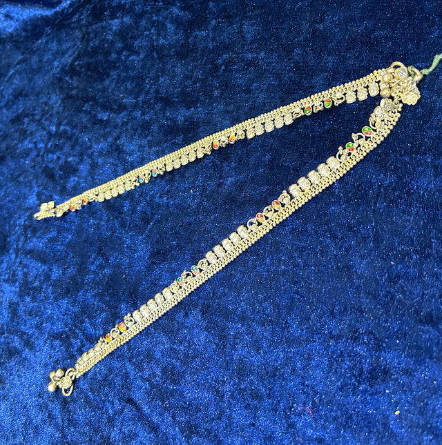 Anklets of Art: Handcrafted Silver Payal
