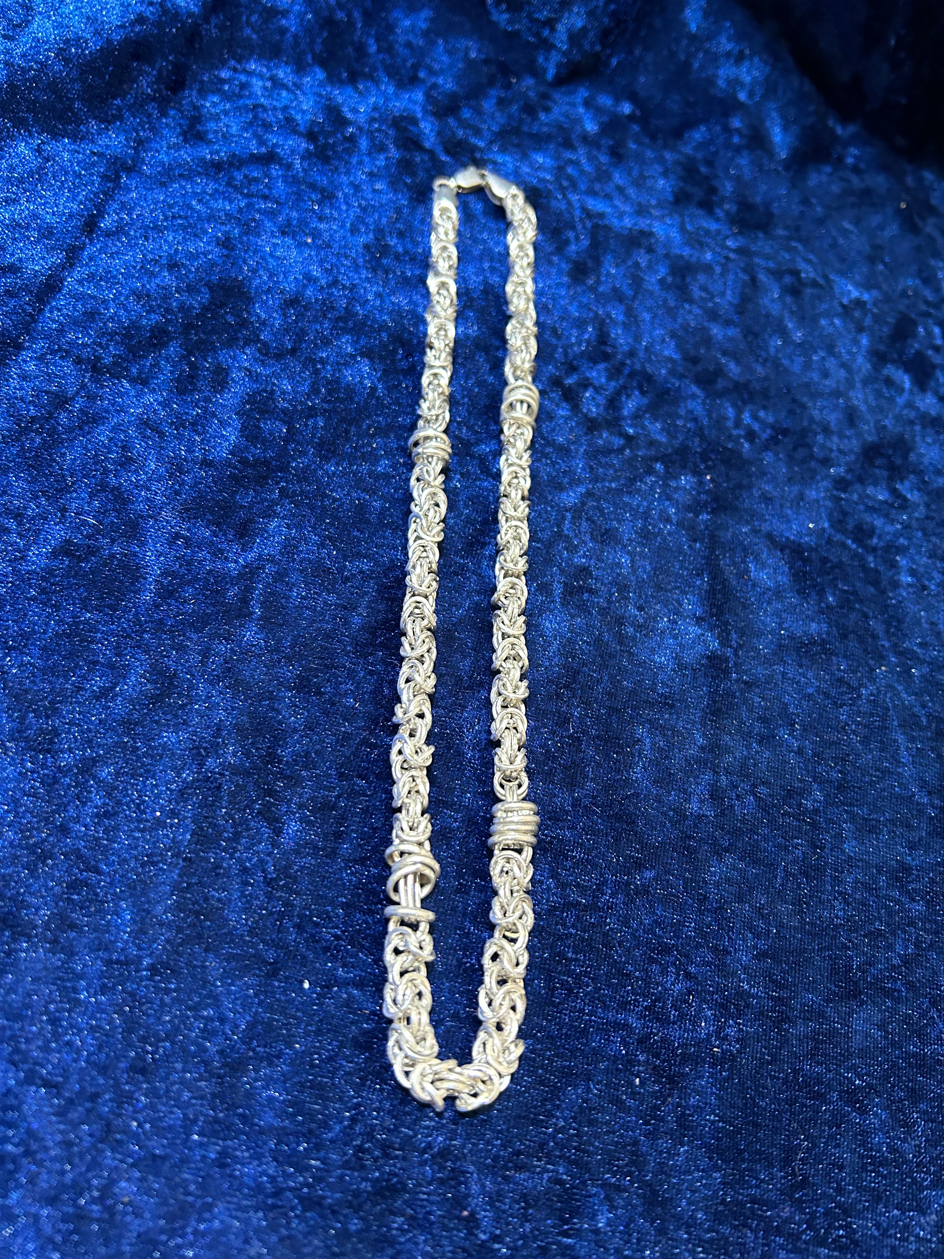 Classic Pure Silver Bahubali Chain for Men – Timeless Style