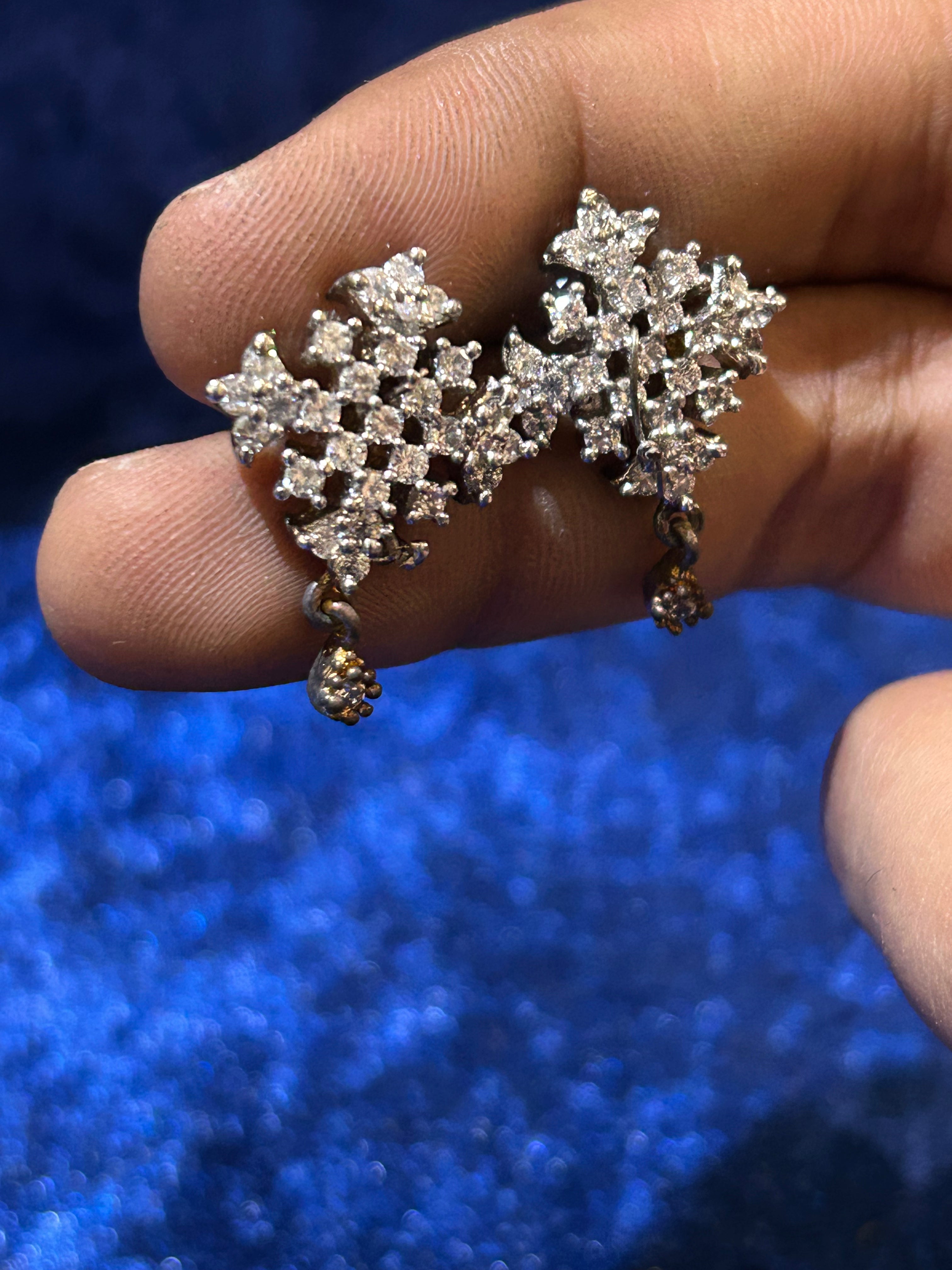 Mehfil Muse – Traditional Silver-Plated Earrings for Ethnic Vibes