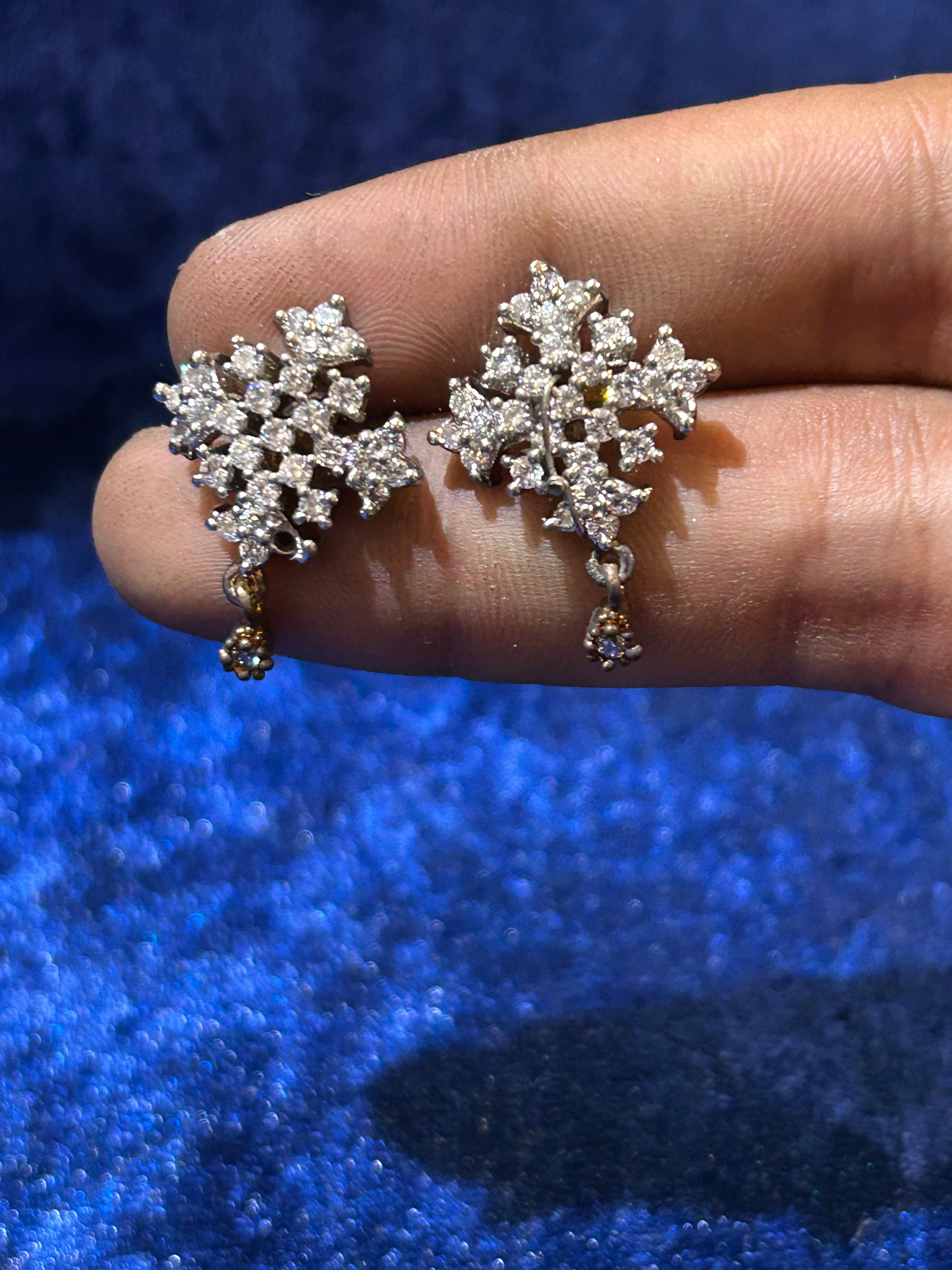 Mehfil Muse – Traditional Silver-Plated Earrings for Ethnic Vibes