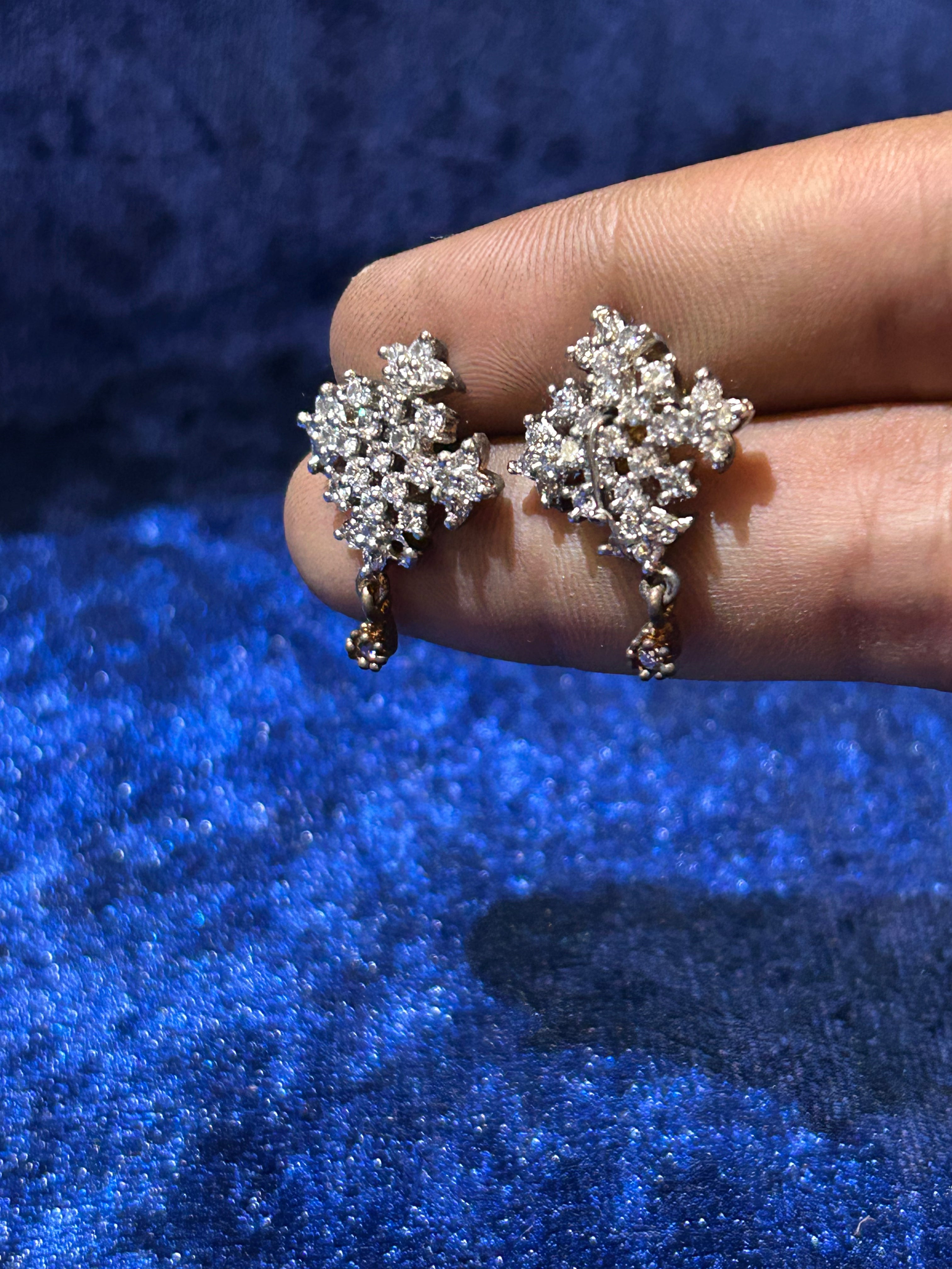 Mehfil Muse – Traditional Silver-Plated Earrings for Ethnic Vibes