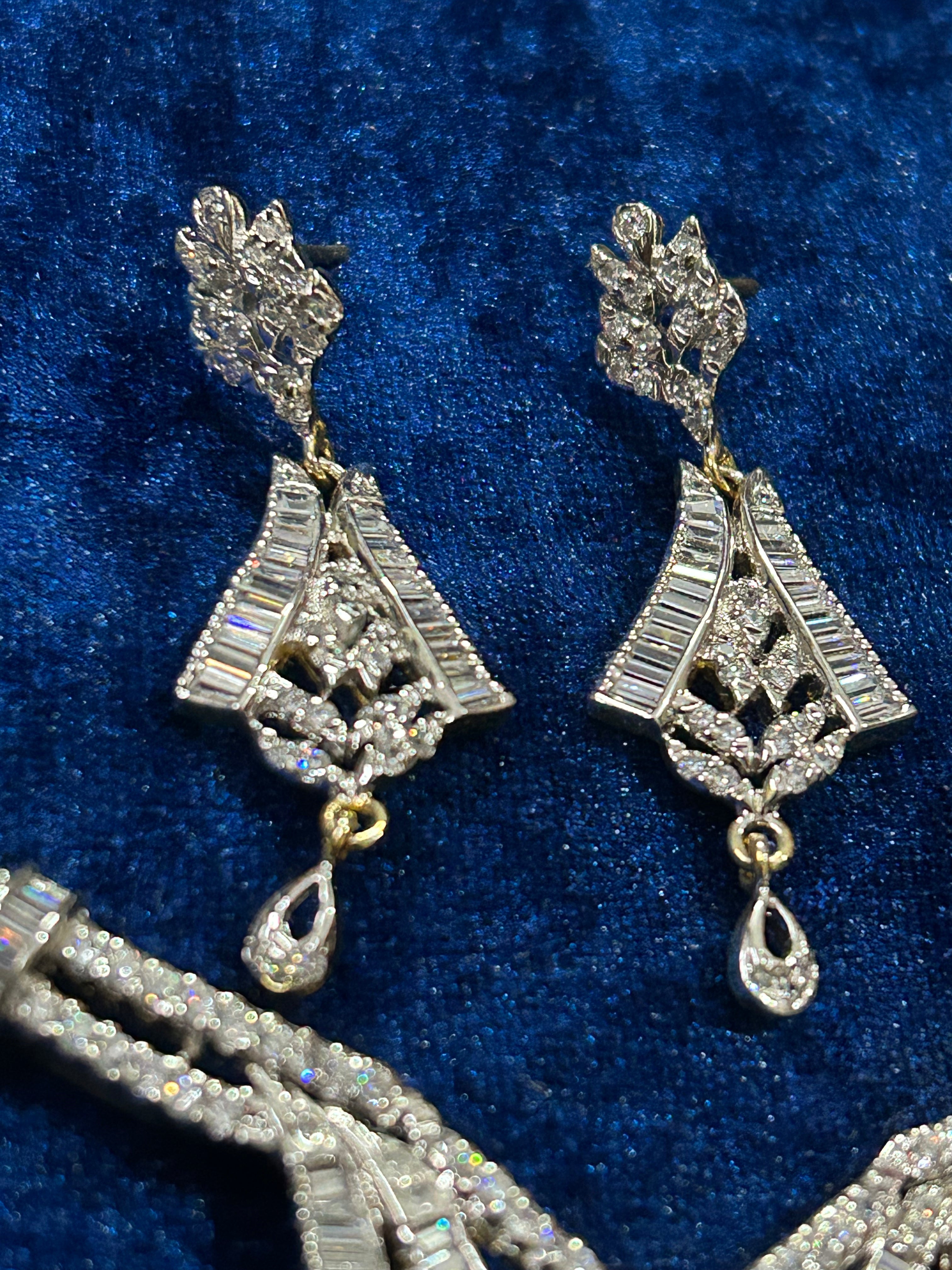 Zari Spark – Elegant Ethnic Silver Set with Modern Grace