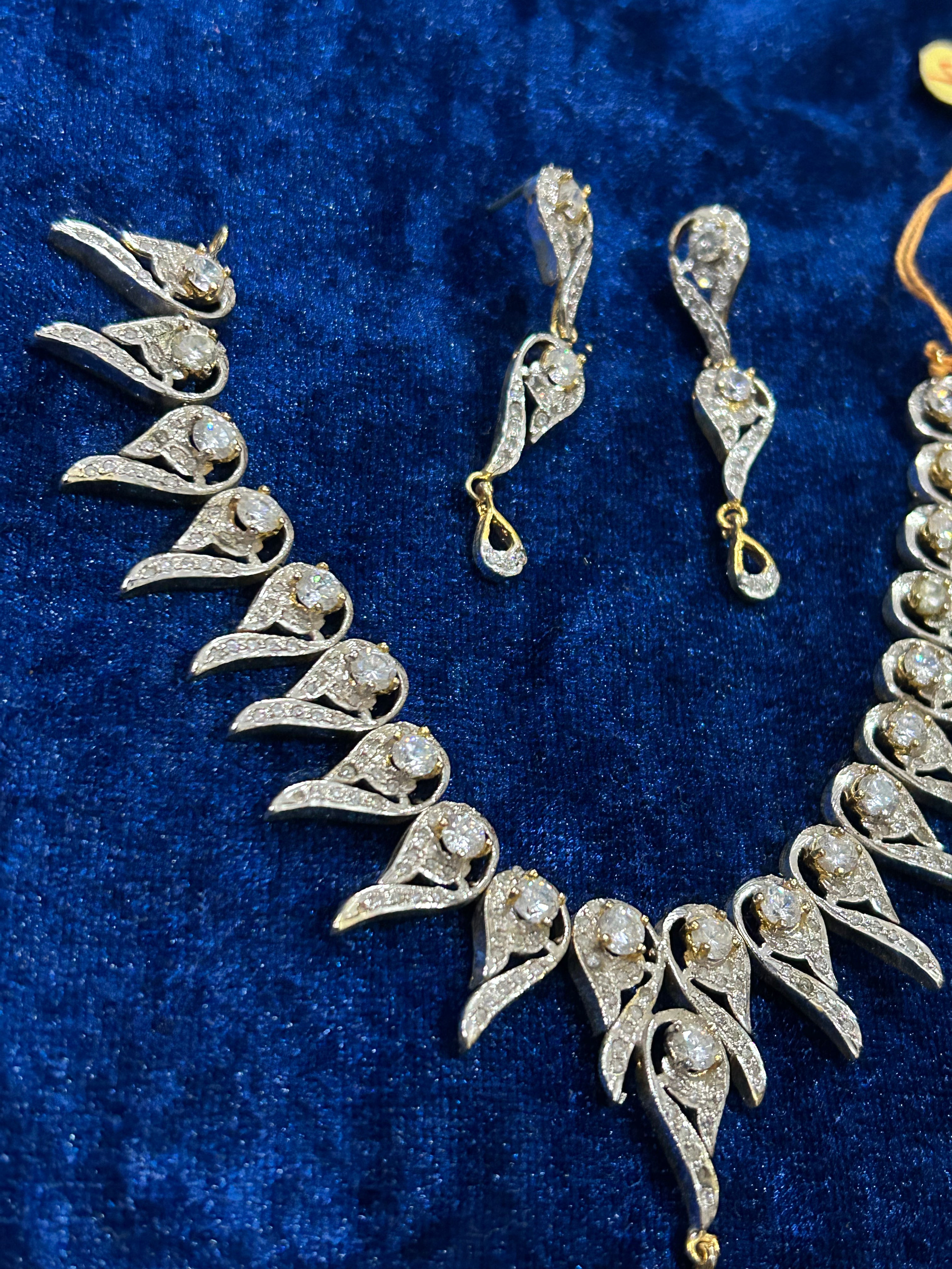 Dewdrop Shine – Lightweight Silver Set for Everyday Glam