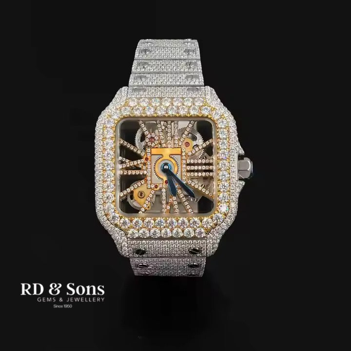 Phantom Skeleton – Luxury Moissanite Watch