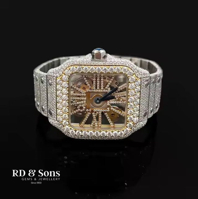 Phantom Skeleton – Luxury Moissanite Watch