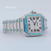 Arctic Royale – Iced Moissanite Automatic Watch