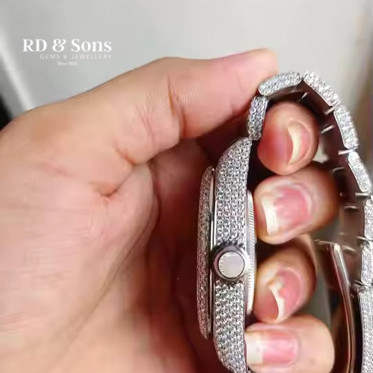 Stellar Swiss – Handcrafted Moissanite Watch