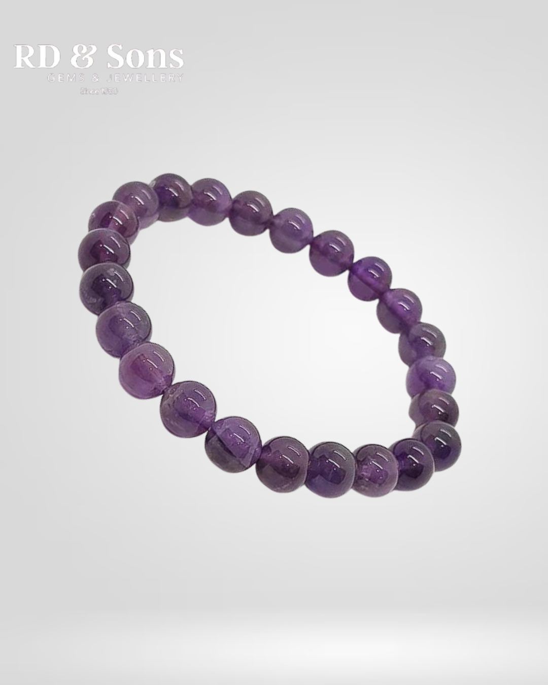Amethyst Harmony Bracelet – Natural Charm with a Regal Touch