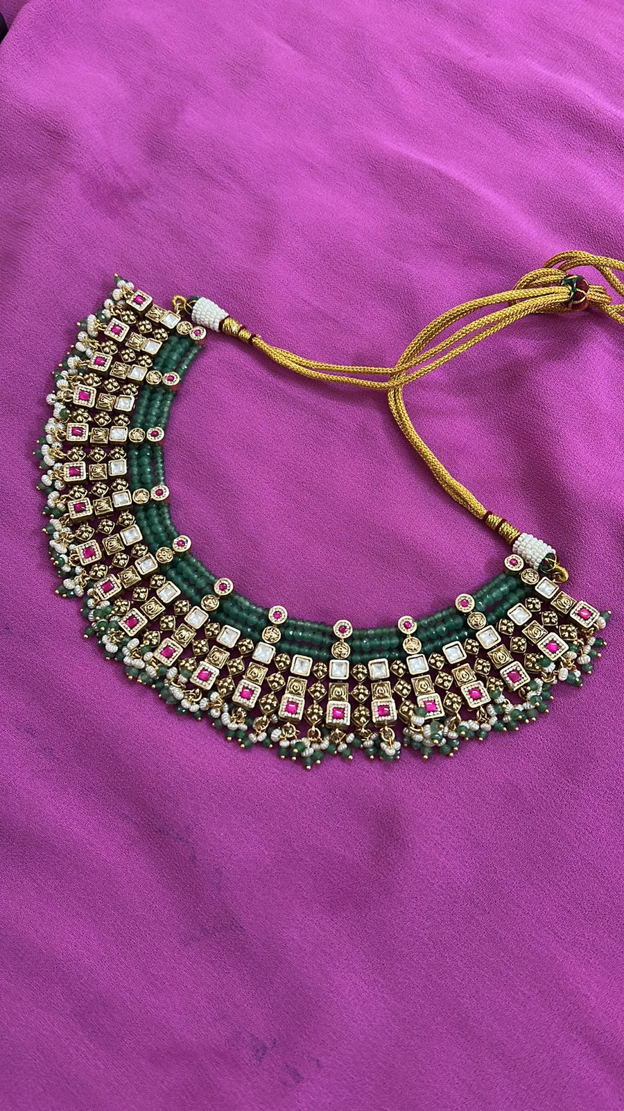 Exclusive Handmade Silver-Plated Necklace Set for Women