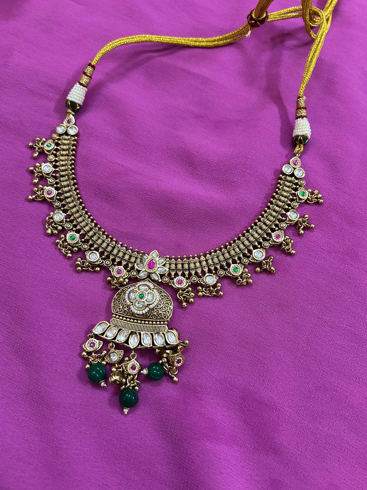 Artisan Handmade Silver-Plated Necklace Set for Women – Lightweight & Durable