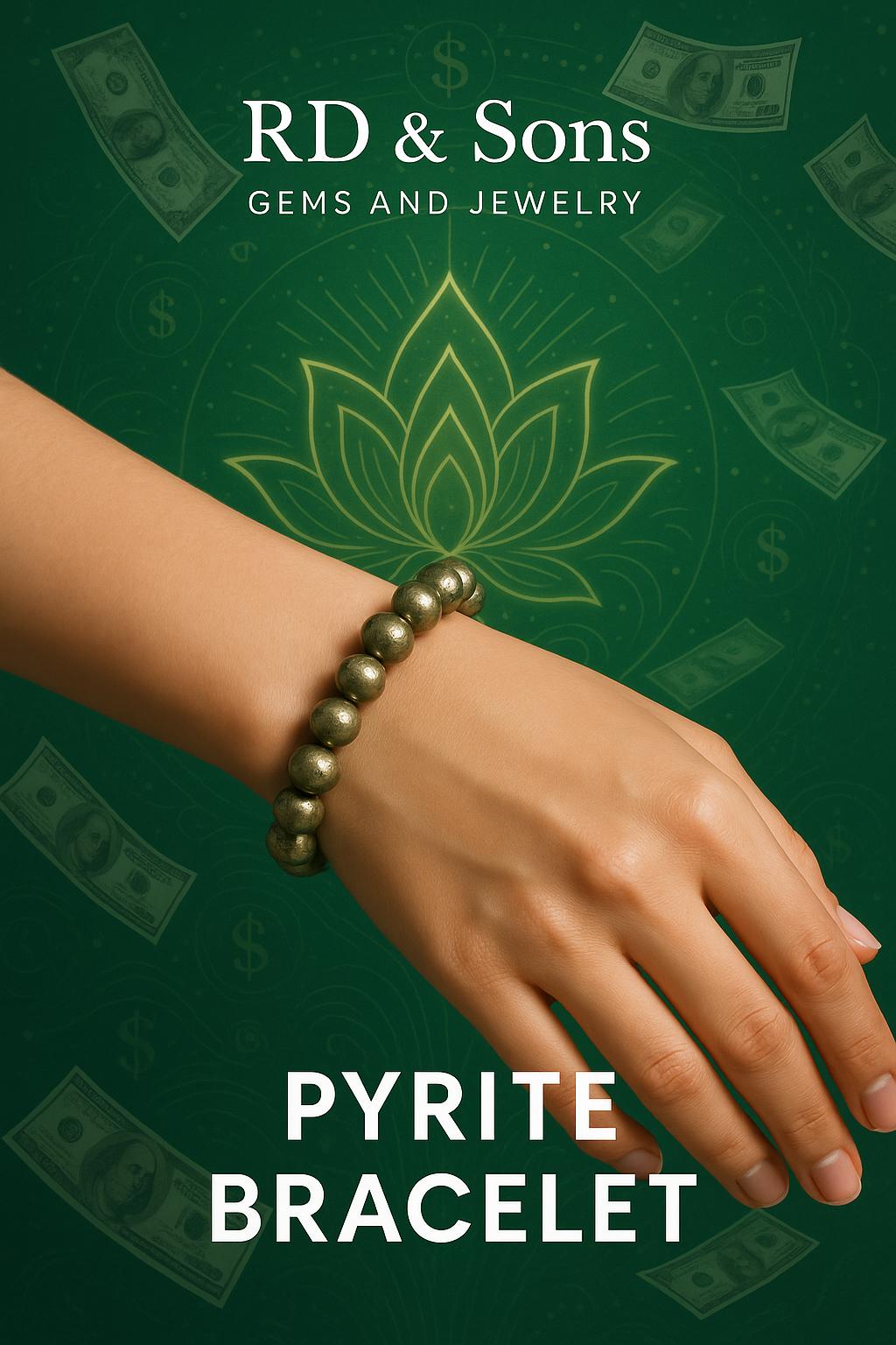 Golden Pyrite Bracelet – Elevate Your Look with Strength and Optimism