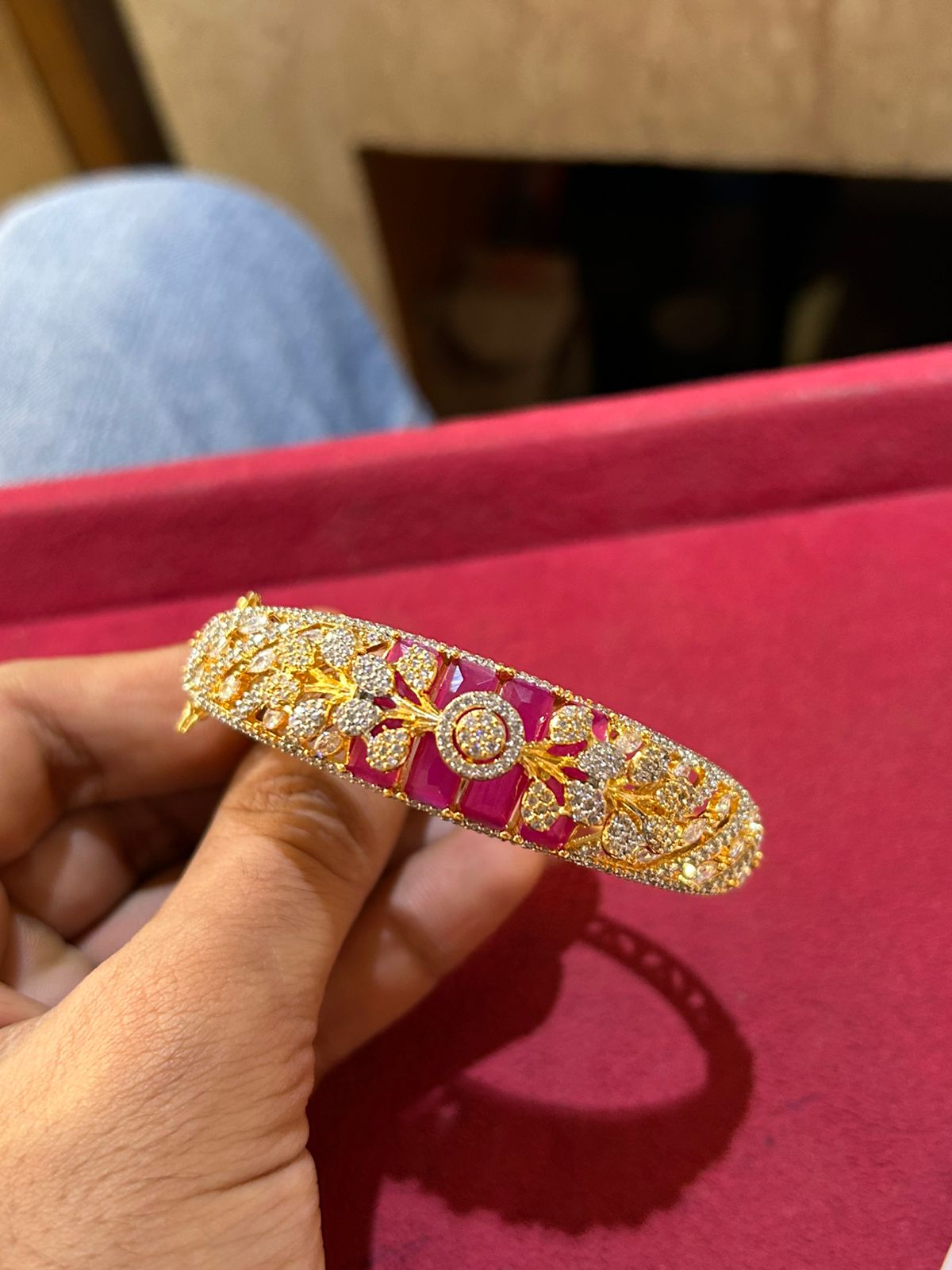 Artisan Handmade Silver-Plated Kada for Women | Unique Antique Finish