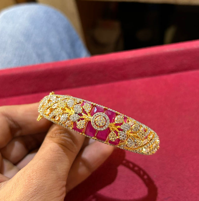 Artisan Handmade Silver-Plated Kada for Women | Unique Antique Finish