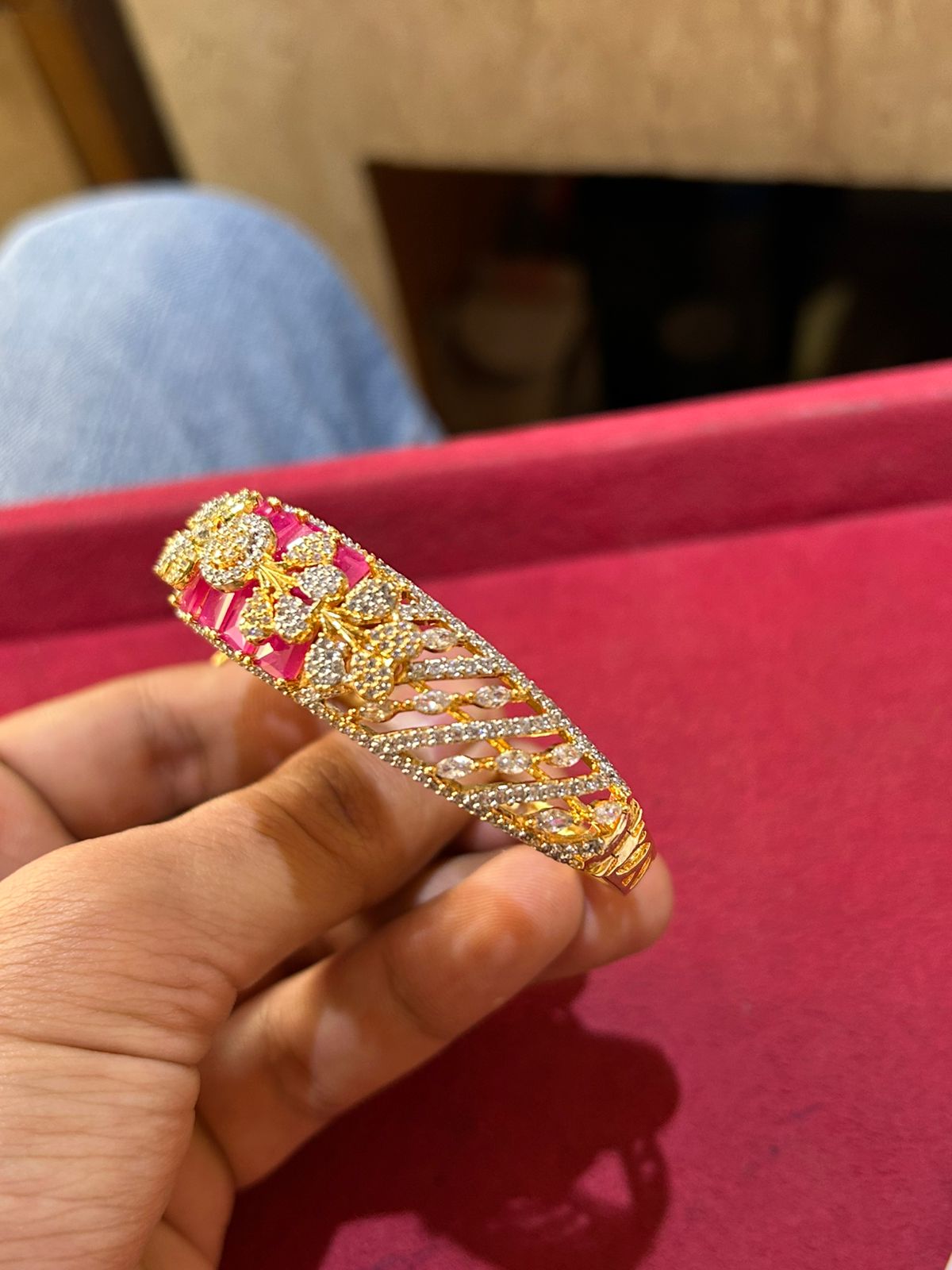 Artisan Handmade Silver-Plated Kada for Women | Unique Antique Finish