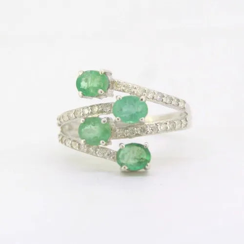 Radiant Natural Emerald and Diamond Rings – Classic Beauty Reimagined
