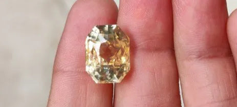 Premium Natural Pukhraj – Elegant Yellow Sapphire from Ceylo