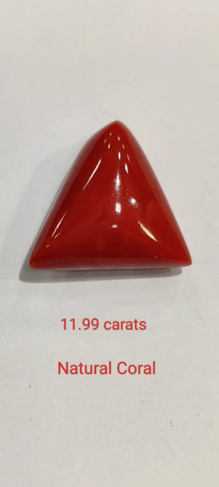 Vedic Triangle Moonga – Traditional Gemstone of Mangal (Mars)