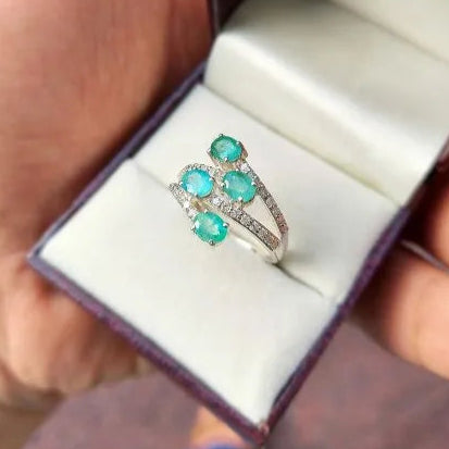 Radiant Natural Emerald and Diamond Rings – Classic Beauty Reimagined