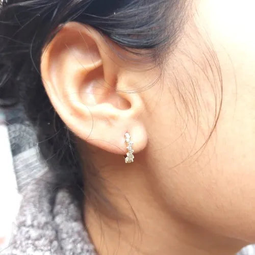 Elegant Real Diamond Earrings – Classic Luxury, Forever Yours