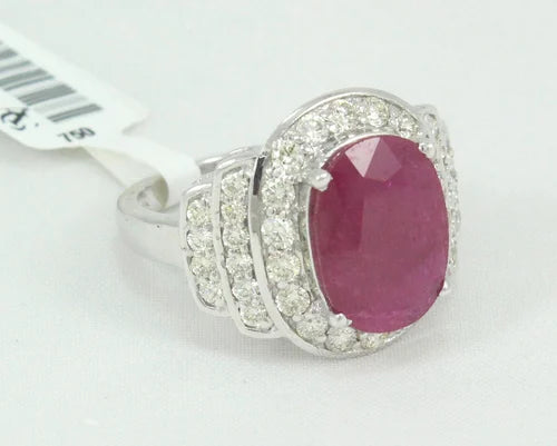 Classic Ruby & Diamond Ring – Bold, Beautiful, Yours